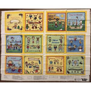 VIP Cranston School Days Cloth Book Instructions Sewing 1601‎